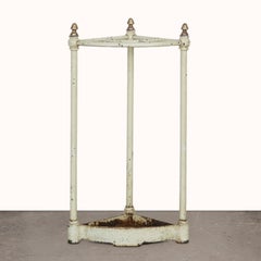 19th Century Corner Umbrella Rack in Mint Green