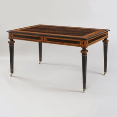 19th Century Coromandel and Inlaid Table Attributed to Jackson & Graham