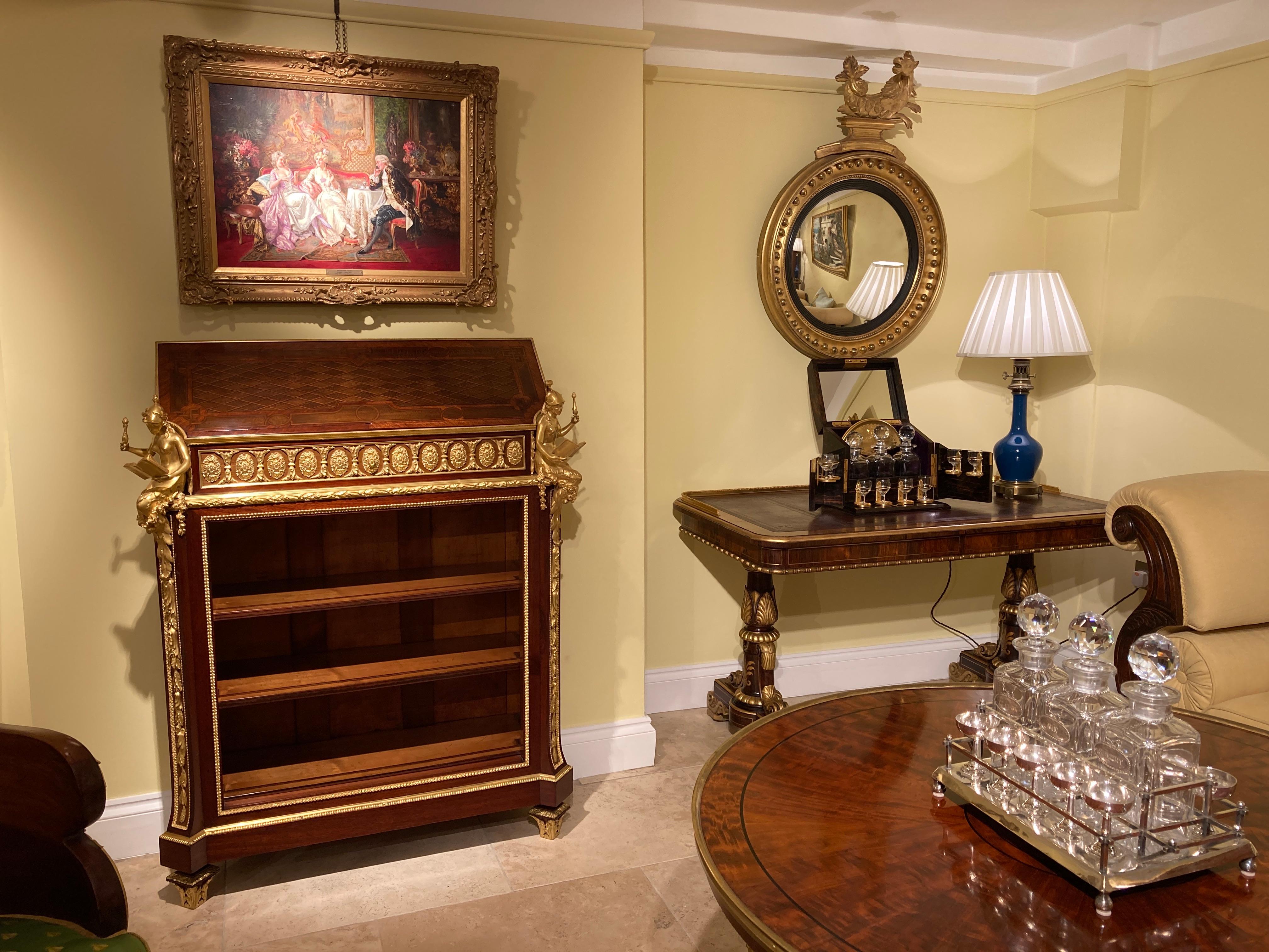 Multi-gemstone 19th Century Coromandel Drinks Box decorated with Gemstones For Sale