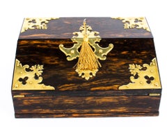 19th Century Coromandel Writing Slope by Betjemann & Sons
