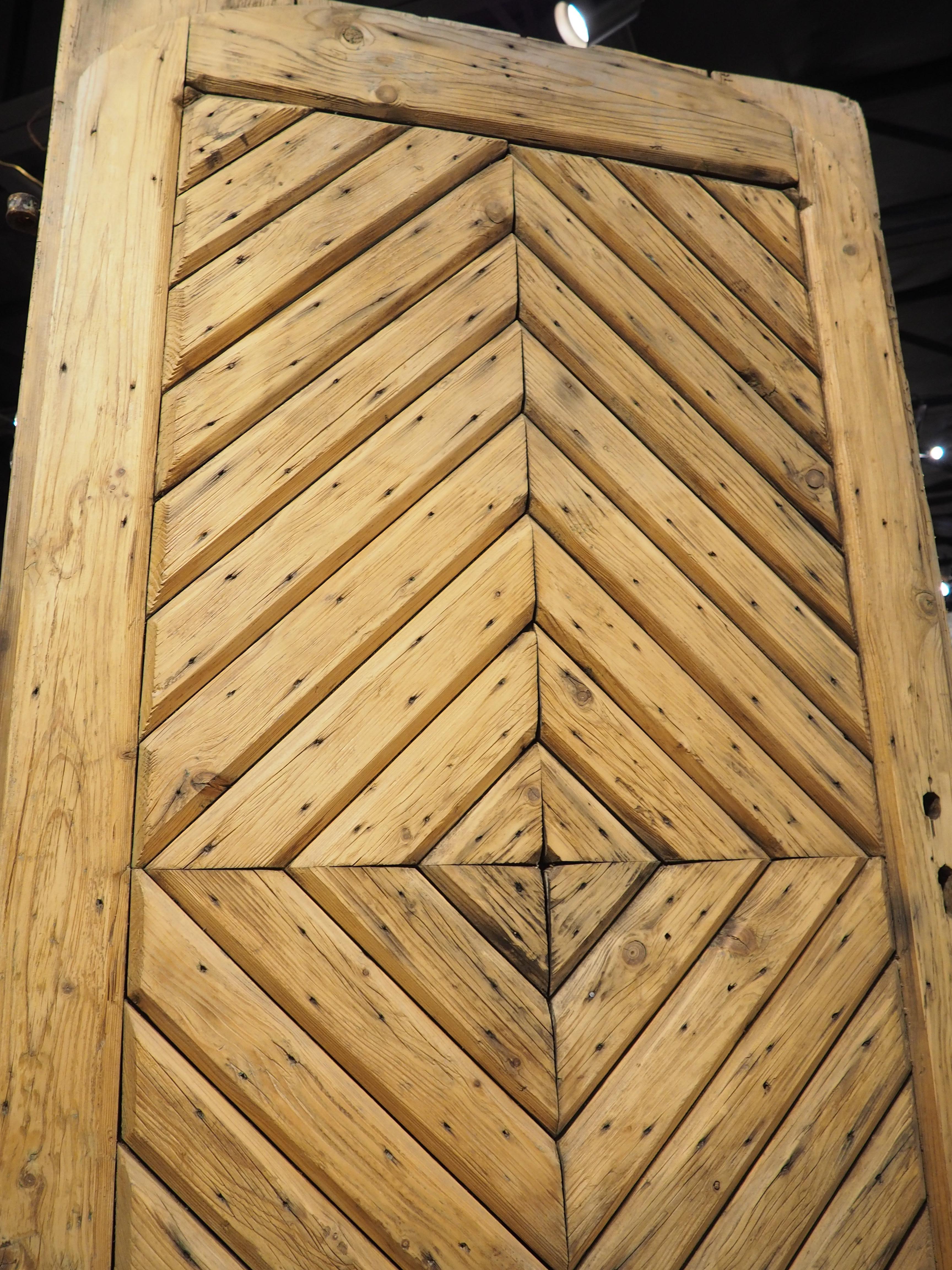 Porta corsa del XIX secolo con disegno Chevron in vendita 5