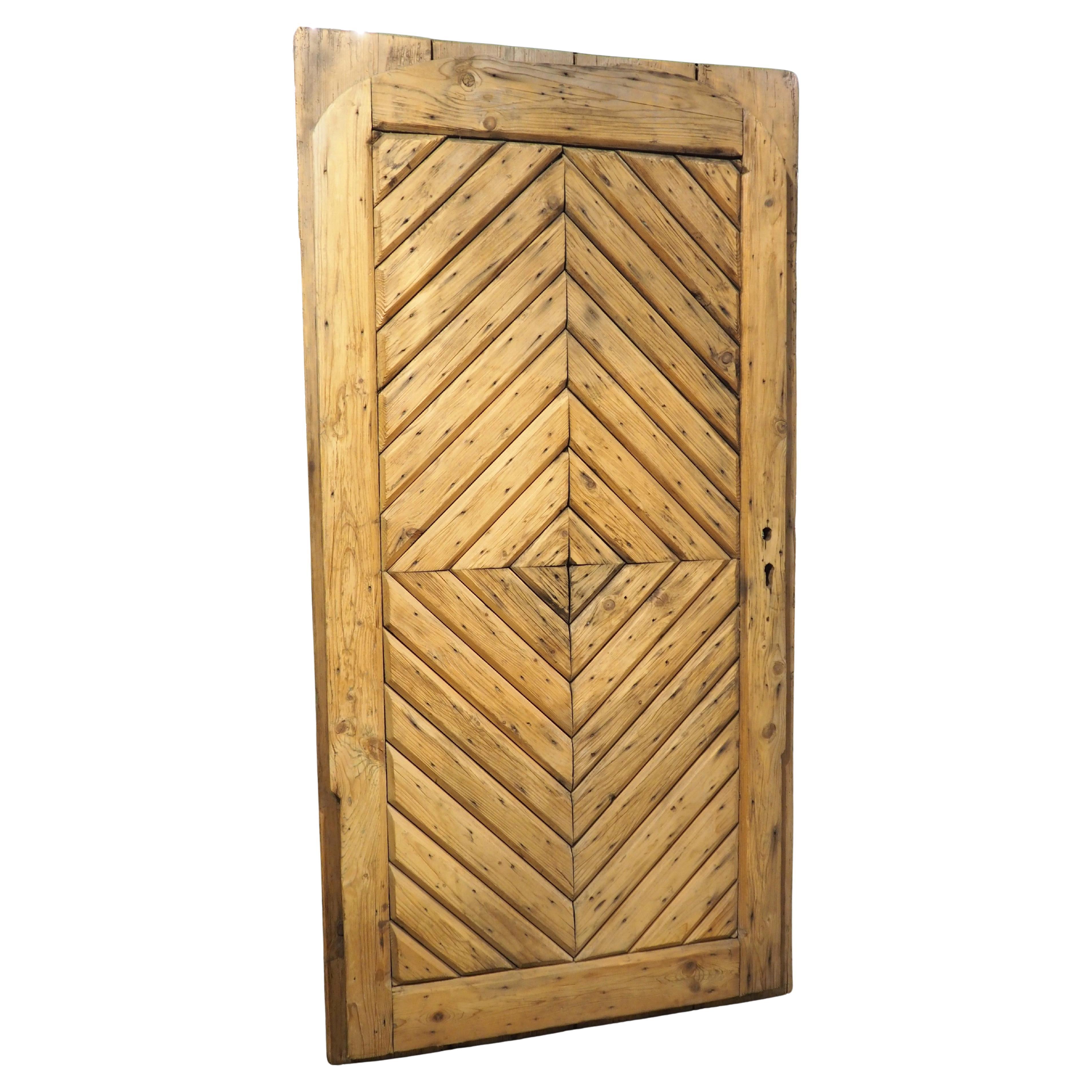 Porta corsa del XIX secolo con disegno Chevron in vendita