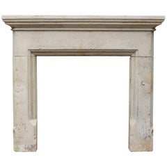 19th Century Cotswold Limestone Fireplace