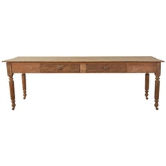 19th Century Country English Victorian Farmhouse Table