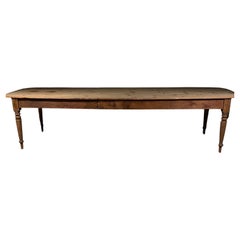 19th century country farm harvest table 10 ft