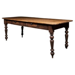 19th century Country farm table