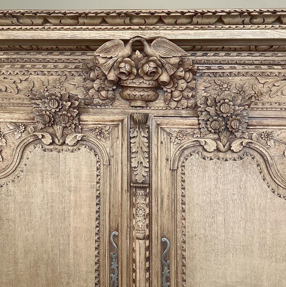 Armoire du Marriage francese del XIX secolo proveniente dalla Normandia in vendita 4