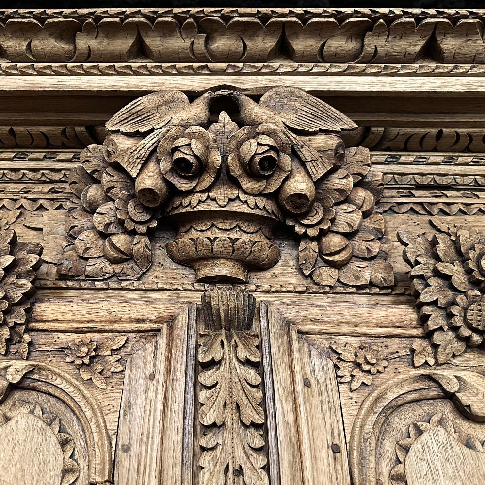 Armoire du Marriage francese del XIX secolo proveniente dalla Normandia in vendita 6