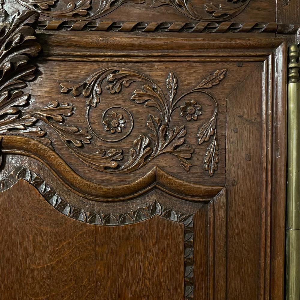 19th Century Country French Armoire from Normandie For Sale 10