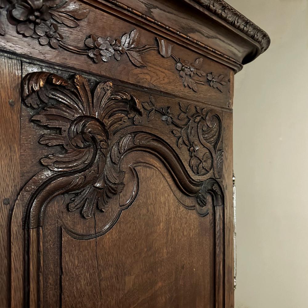 19th Century Country French Armoire from Normandie For Sale 12
