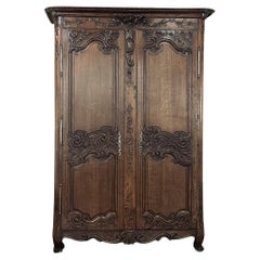 Used 19th Century Country French Armoire from Normandie