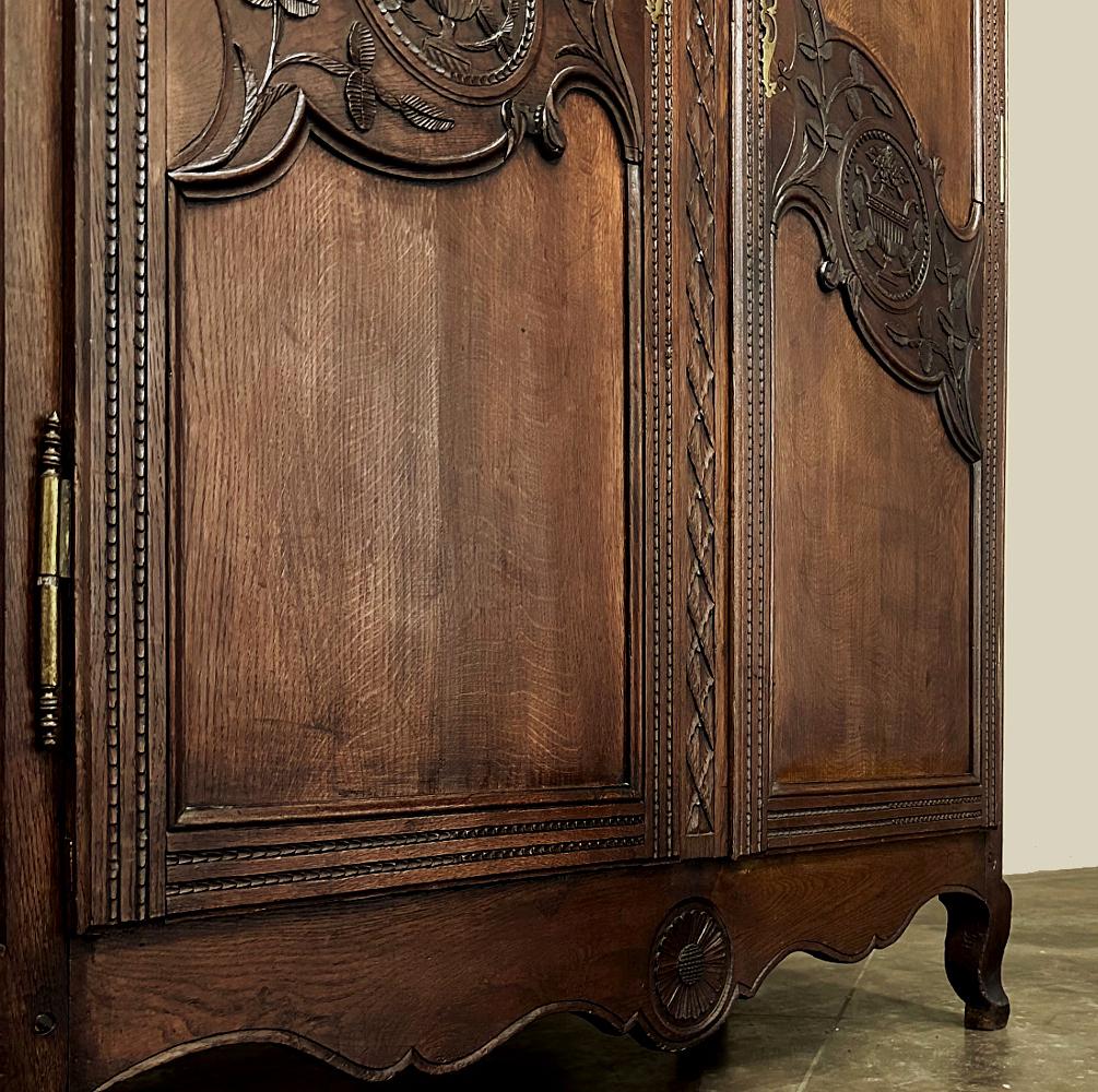 19th Century Country French Armoire ~ Wardrobe For Sale 8