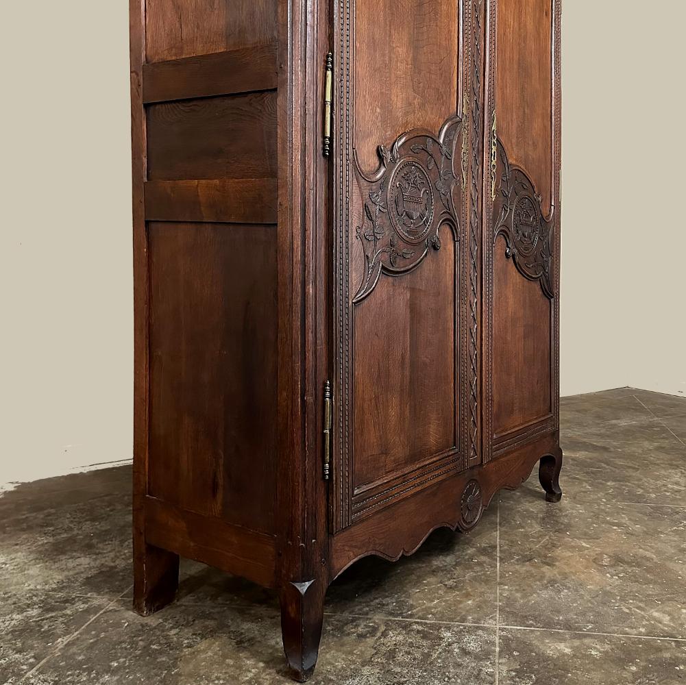 Late 19th Century 19th Century Country French Armoire ~ Wardrobe For Sale