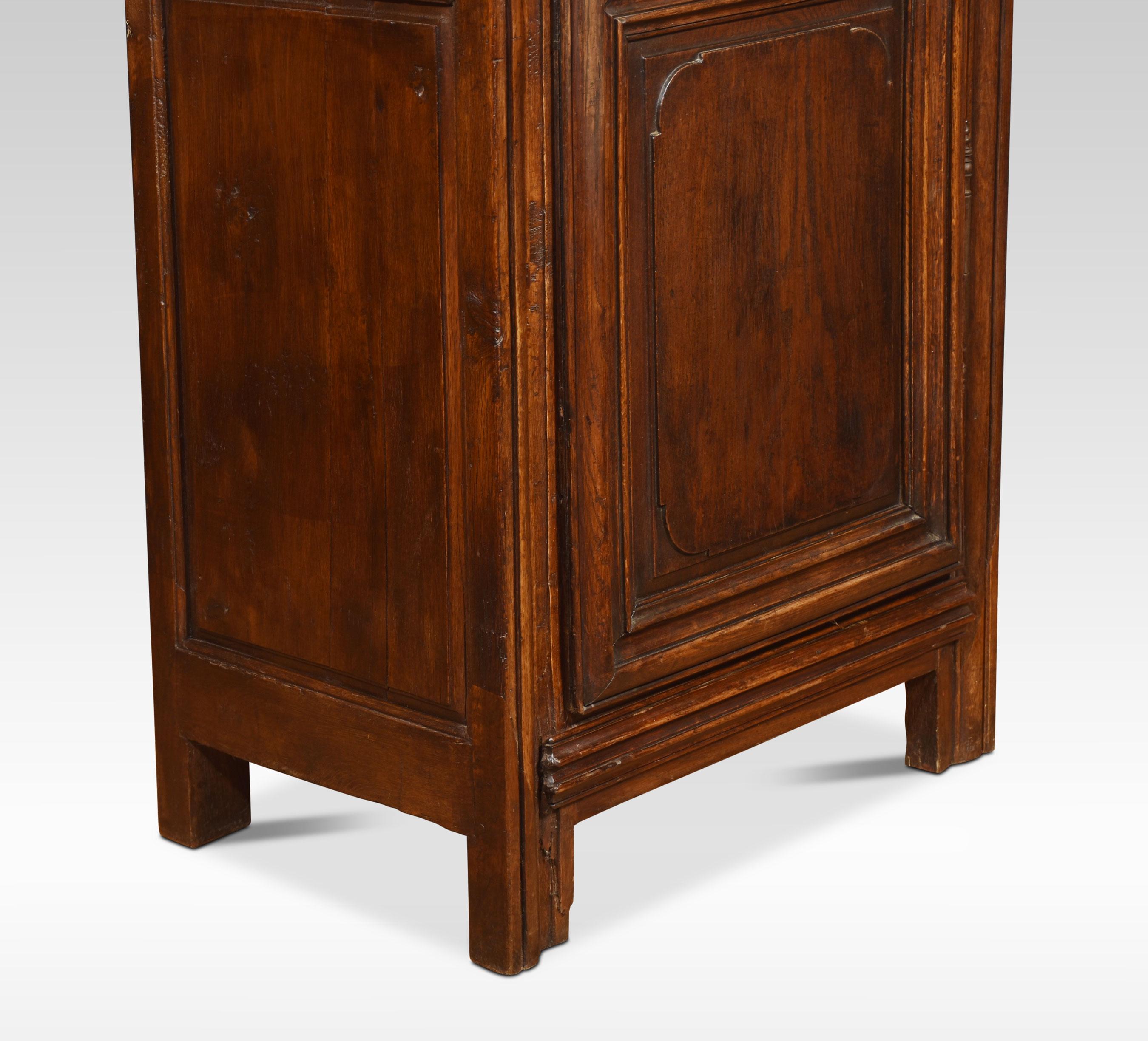 19th Century Country French Bonnetiere Petite Armoire 1
