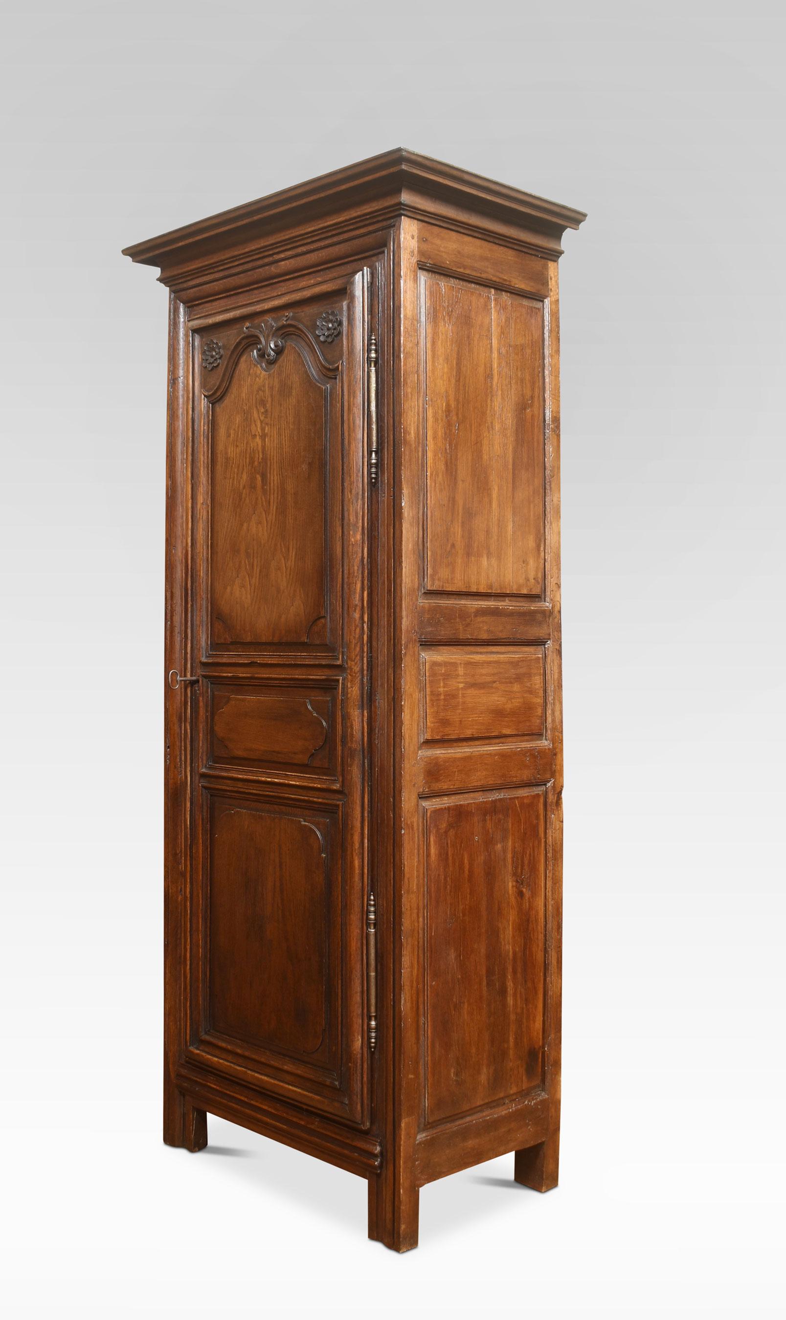 19th Century Country French Bonnetiere Petite Armoire 3