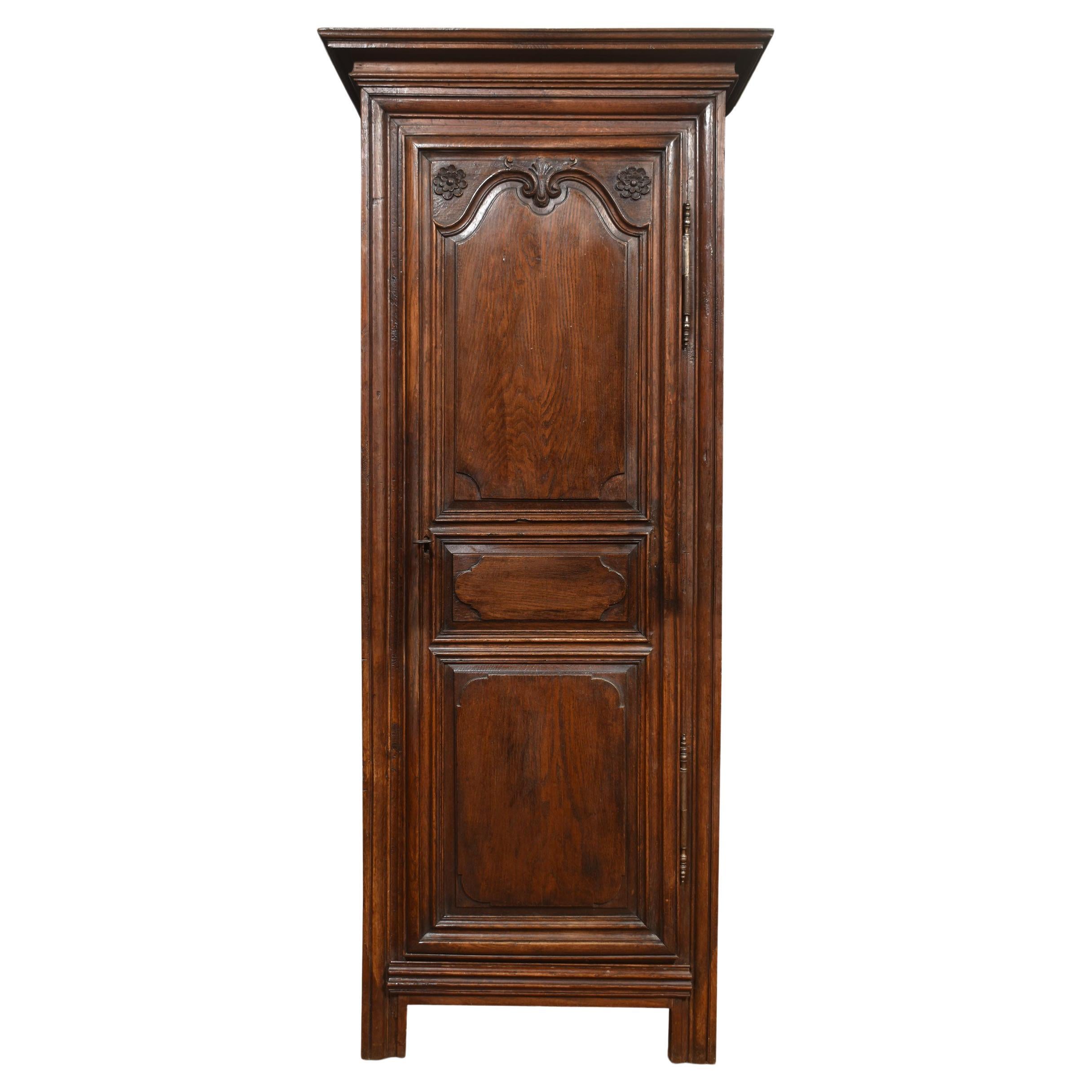 19th Century Country French Bonnetiere Petite Armoire