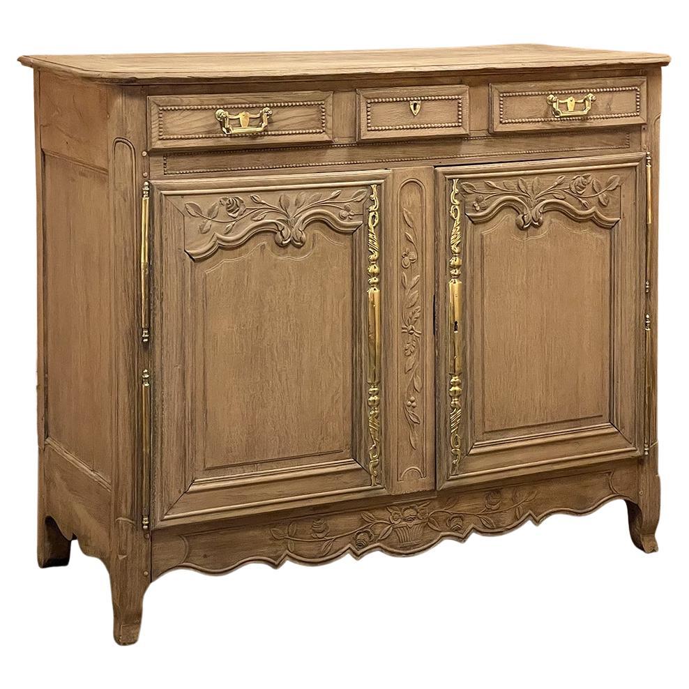 19th Century Country French Buffet from Normandie in Stripped Oak For ...