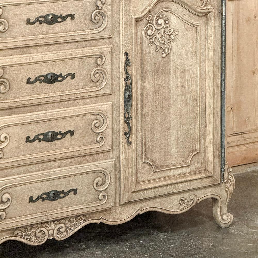 Acciaio Buffet francese di campagna del XIX secolo in Oak striato in vendita