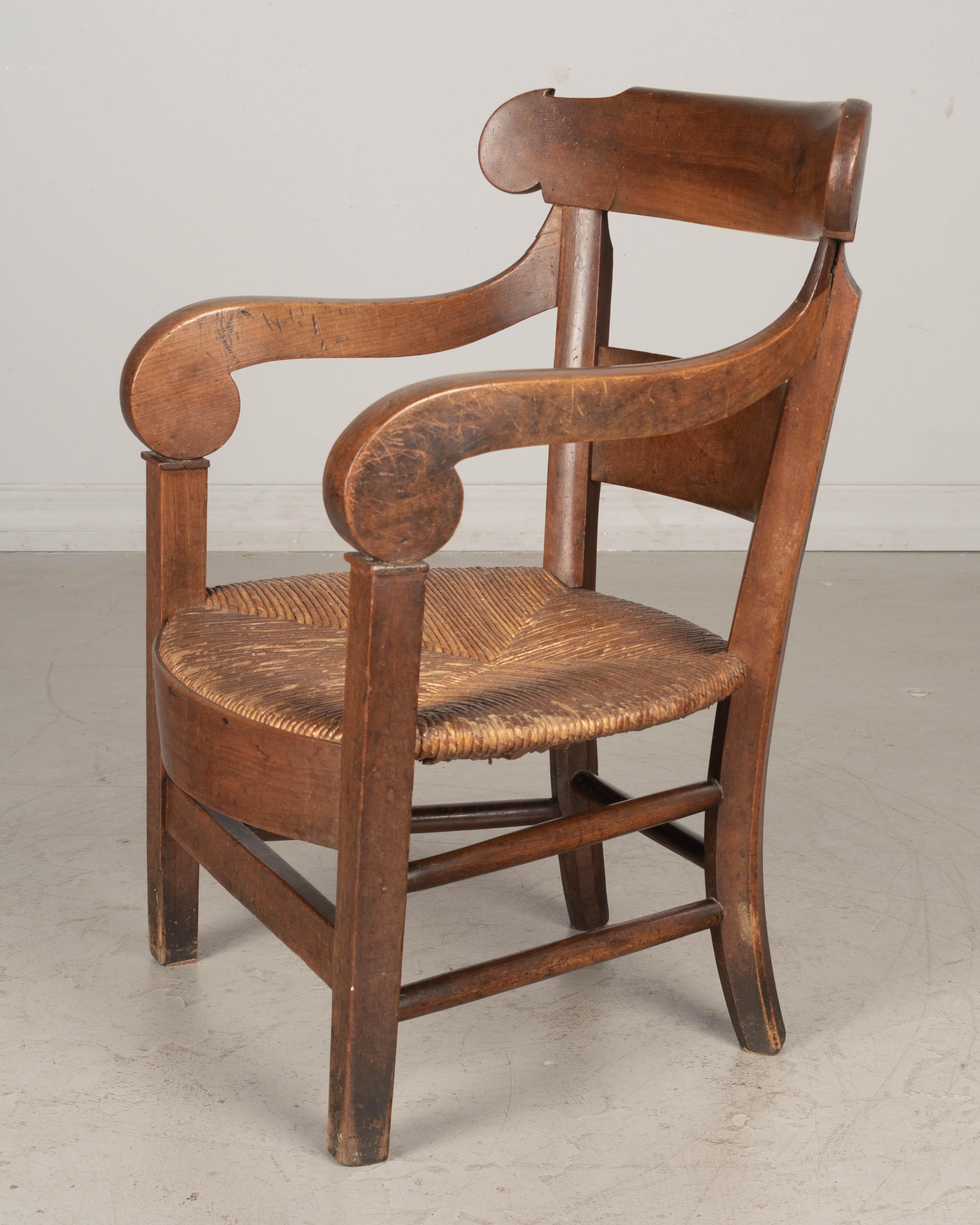 19th Century Country French Child's Chair For Sale 1