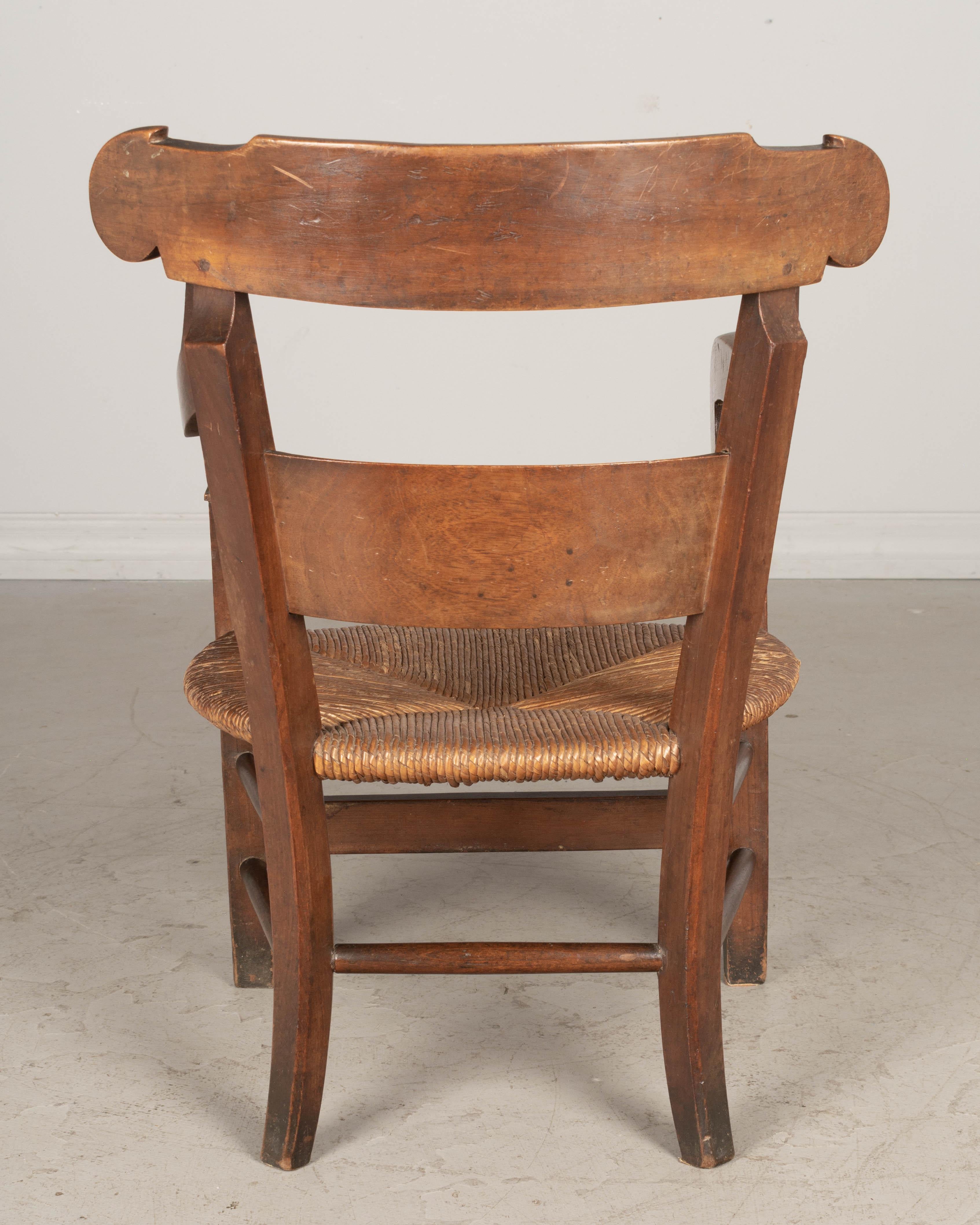 19th Century Country French Child's Chair For Sale 3