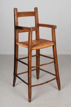 19th Century Country French Child's High Chair