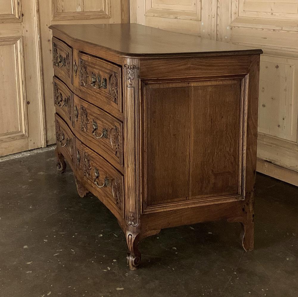 Hand-Carved 19th Century Country French Commode