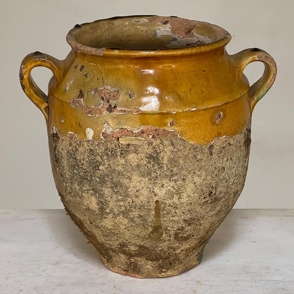 19th Century Country French Confit Pot For Sale 1