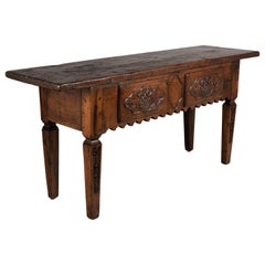 19th Century Country French Console Table