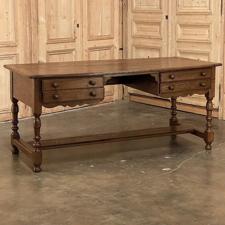Hand-Crafted 19th Century Country French Desk For Sale