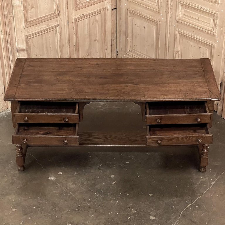 Oak 19th Century Country French Desk For Sale