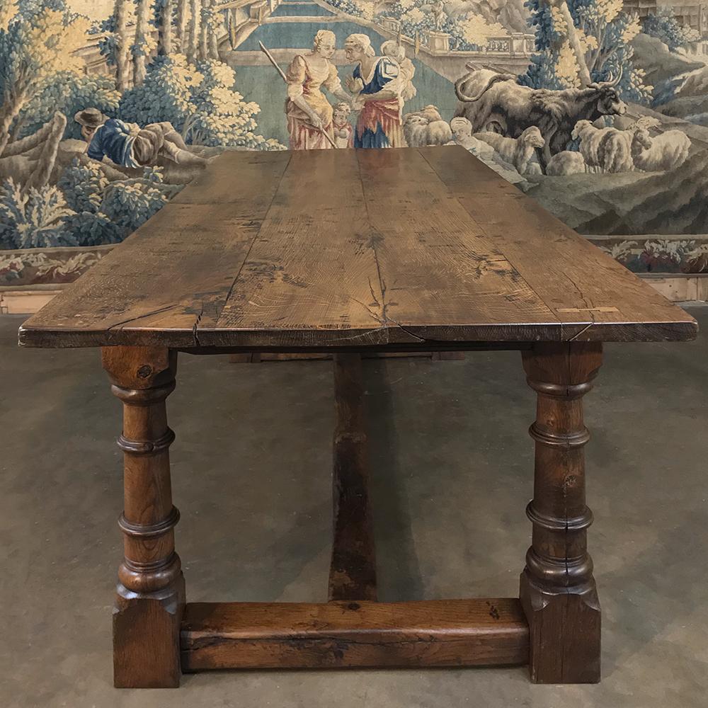 Hand-Crafted 19th Century Country French Dining Table