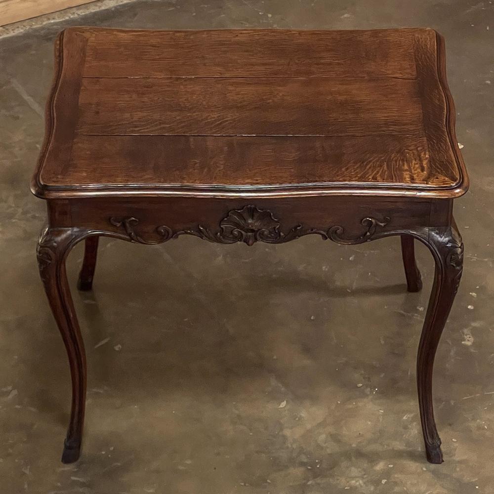 19th Century Country French End Table In Good Condition For Sale In Dallas, TX
