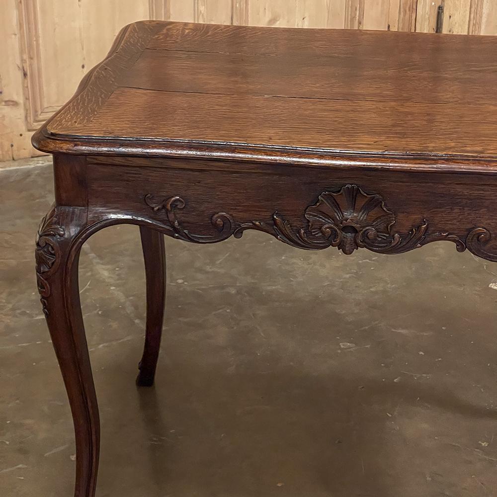 Chêne Table d'extrémité française de style campagnard du XIXe siècle en vente