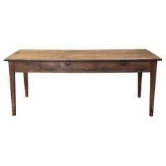 19th Century Country French Farm Table from Beaune