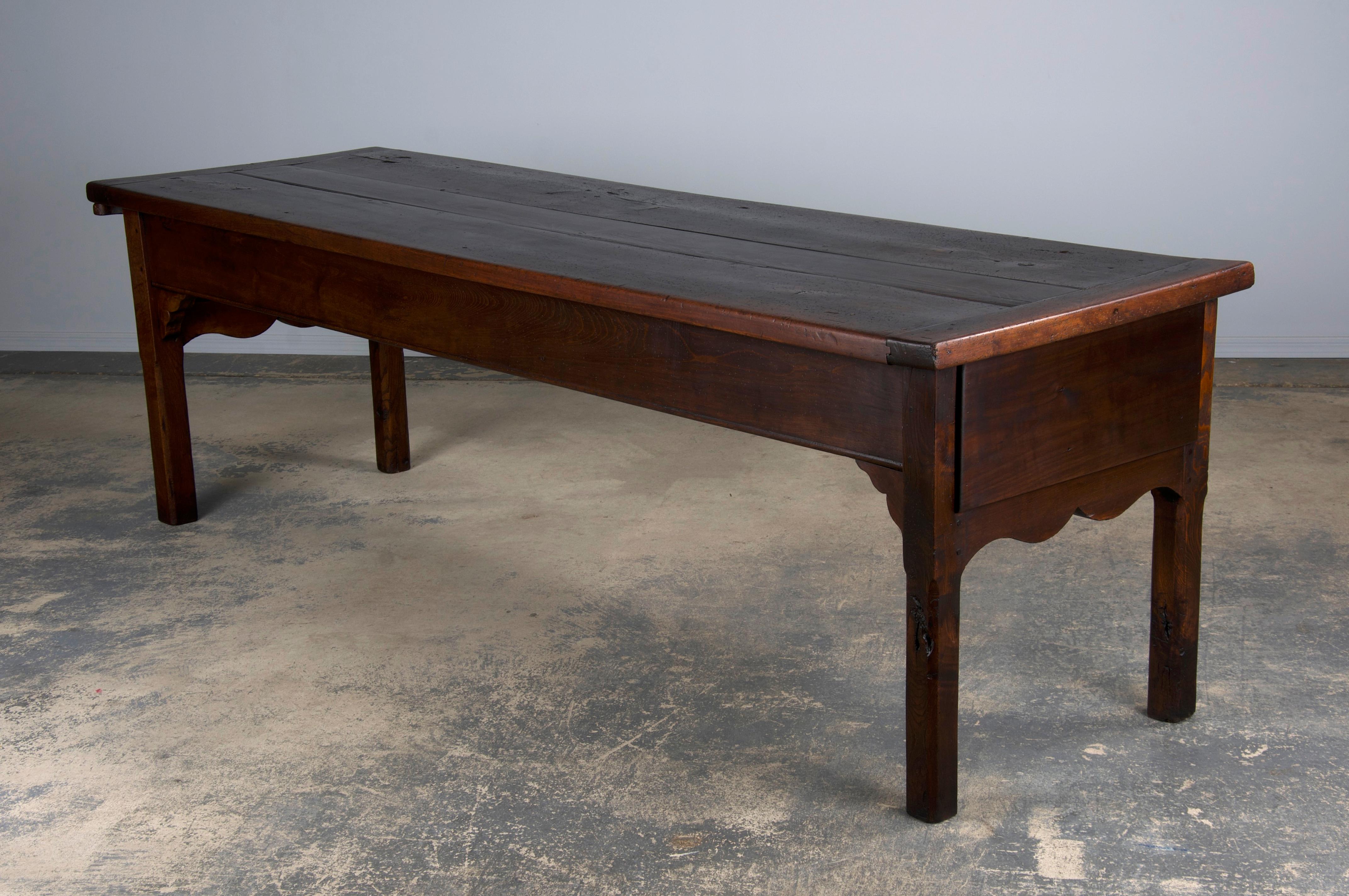 19th Century Country French Farmhouse Harvest Table 6