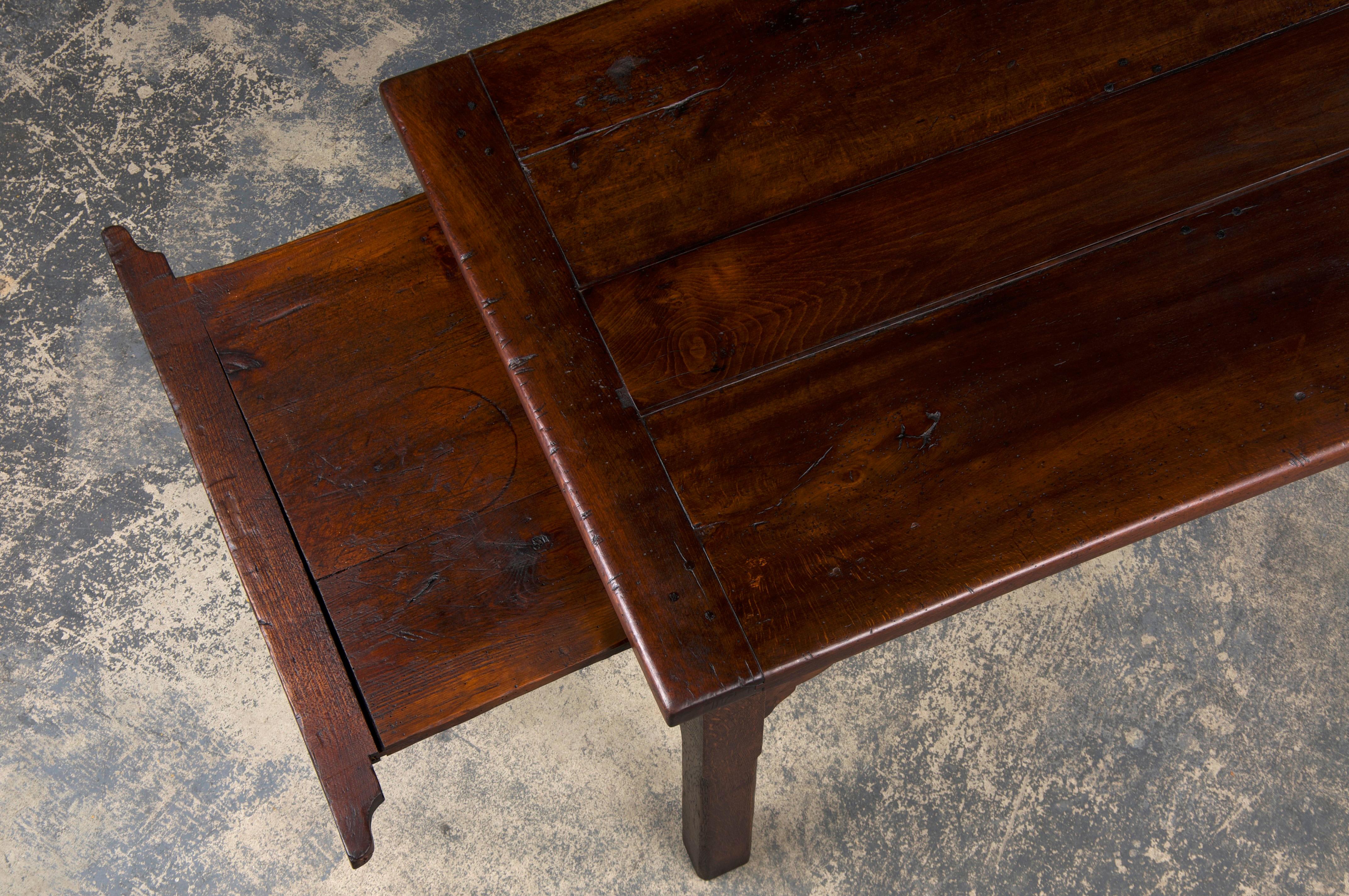 19th Century Country French Farmhouse Harvest Table 9