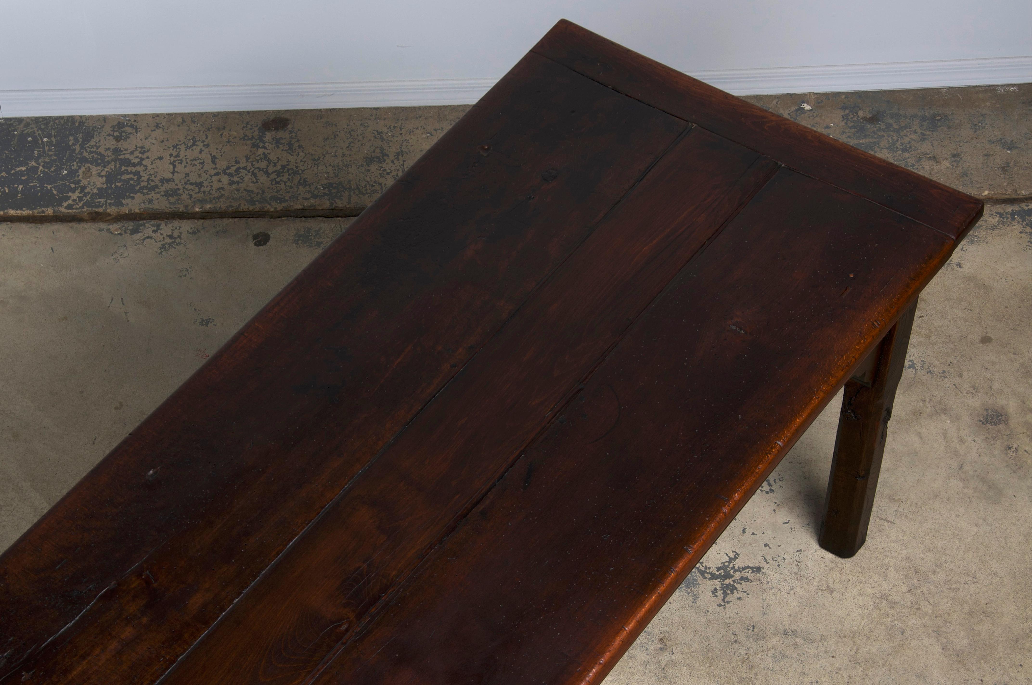 19th Century Country French Farmhouse Harvest Table 10