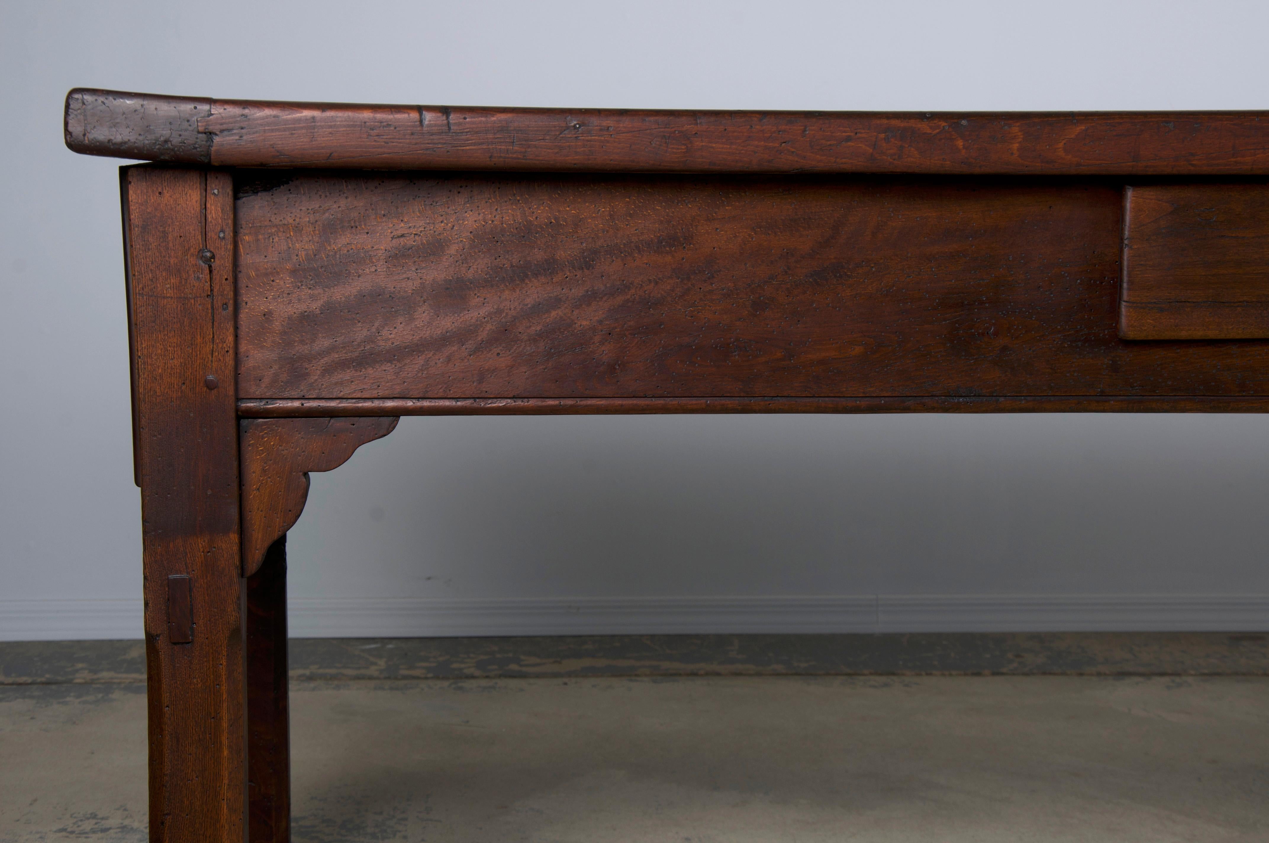 French Provincial 19th Century Country French Farmhouse Harvest Table