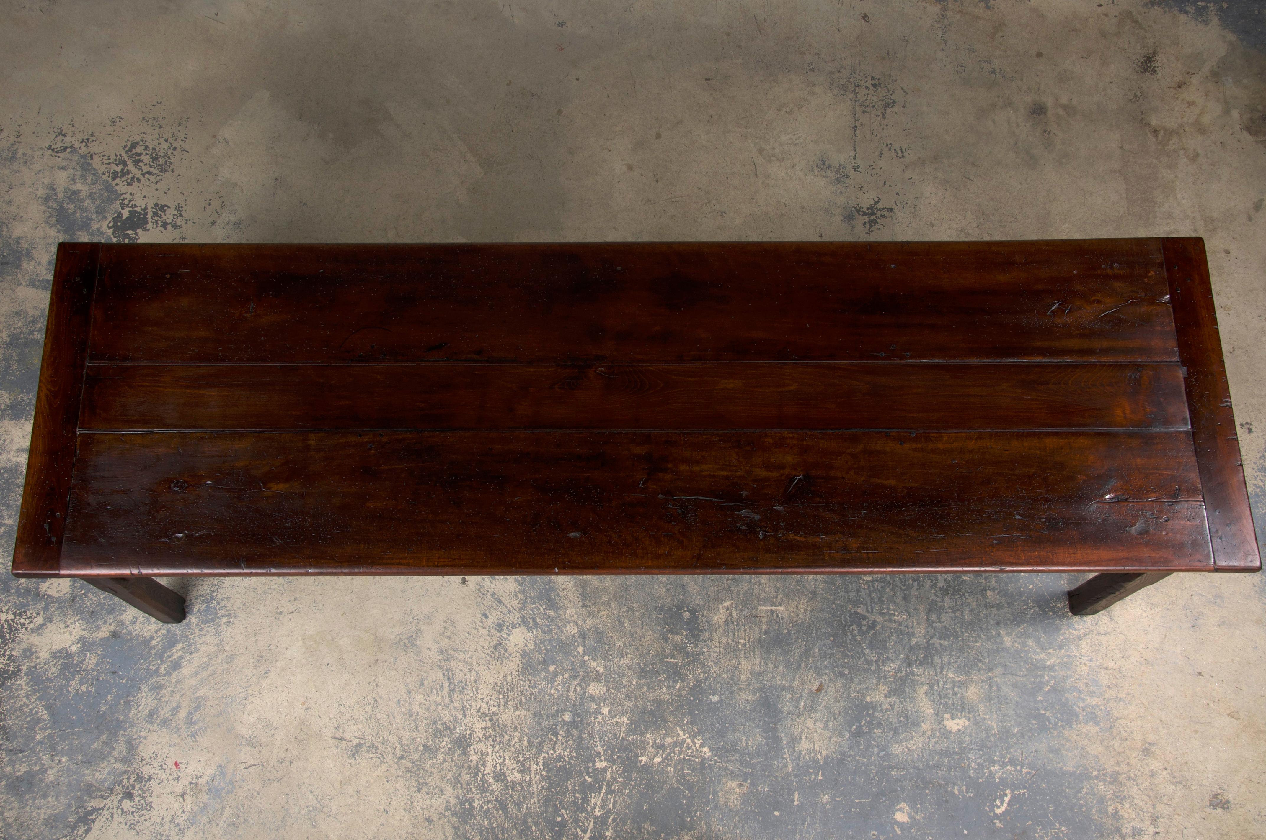 Hand-Crafted 19th Century Country French Farmhouse Harvest Table