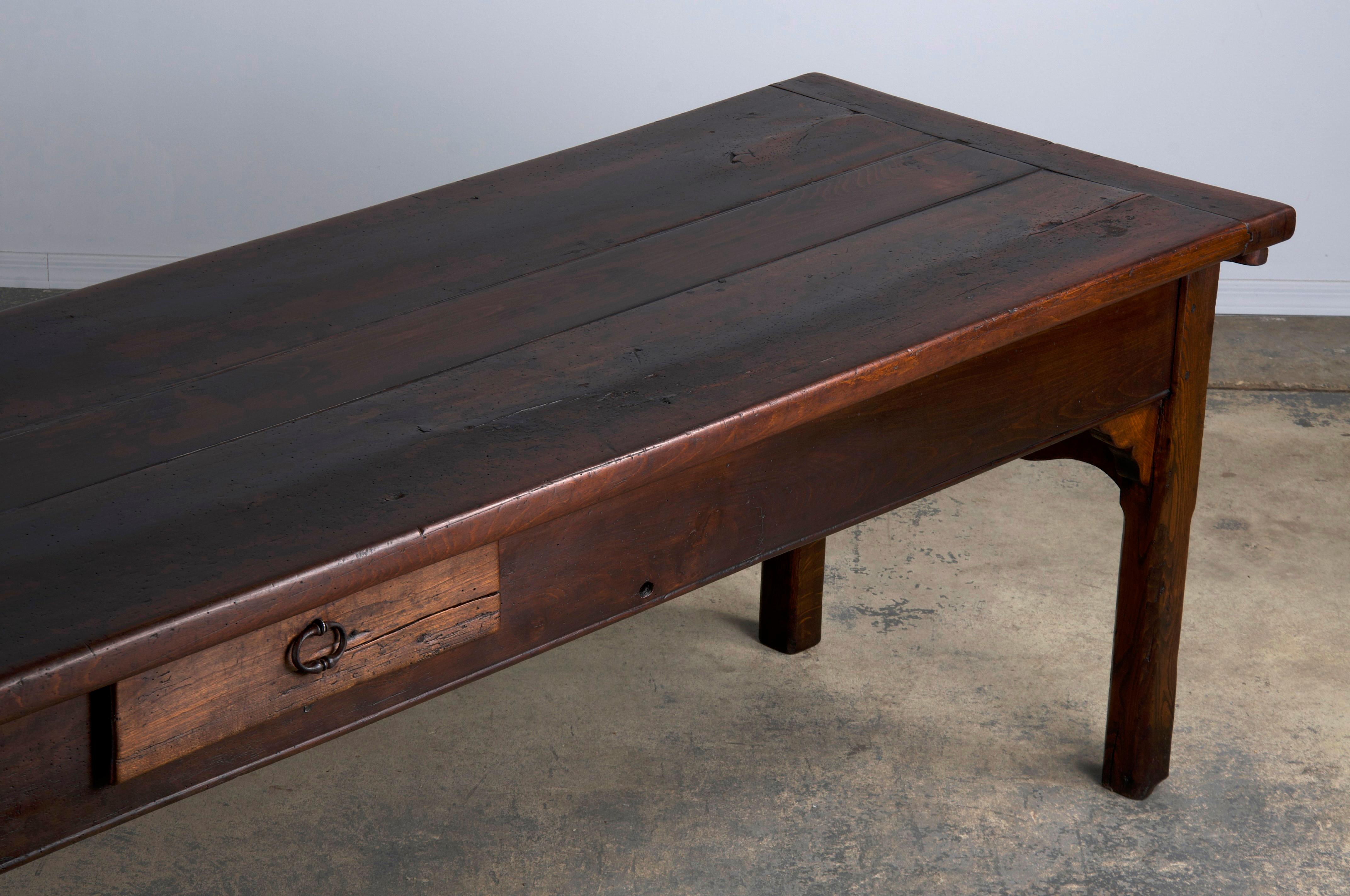 19th Century Country French Farmhouse Harvest Table 2