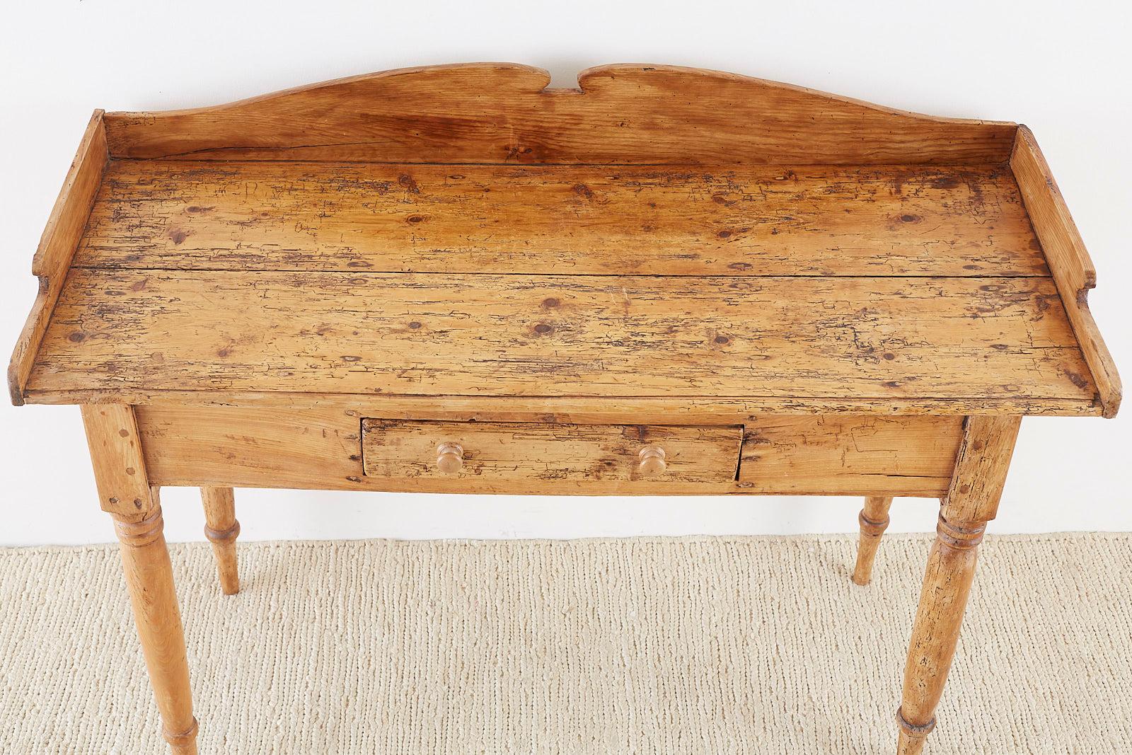 19th Century Country French Farmhouse Pine Server Sideboard 8