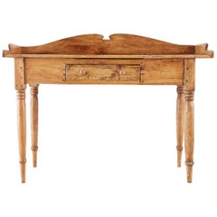 19th Century Country French Farmhouse Pine Server Sideboard