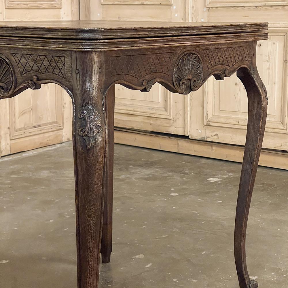 Table d'appoint française du 19ème siècle ~ Table de jeu en vente 6