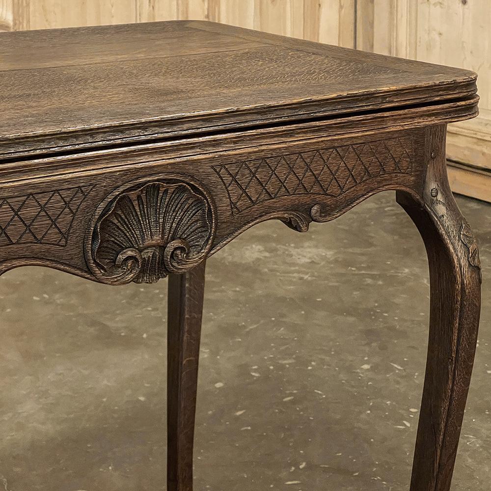 Table d'appoint française du 19ème siècle ~ Table de jeu en vente 7
