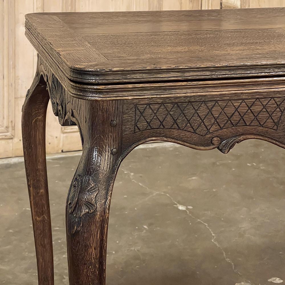 Table d'appoint française du 19ème siècle ~ Table de jeu en vente 8