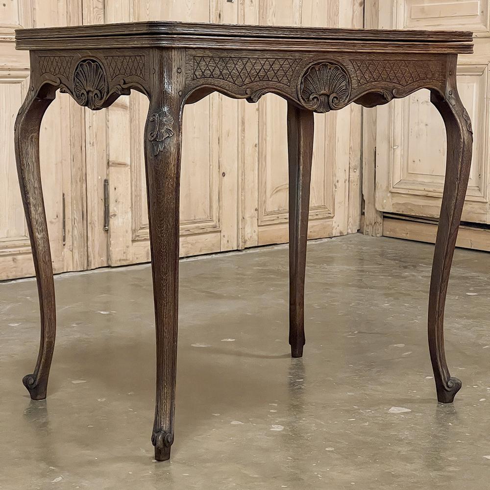 Table d'appoint française du 19ème siècle ~ Table de jeu en vente 9