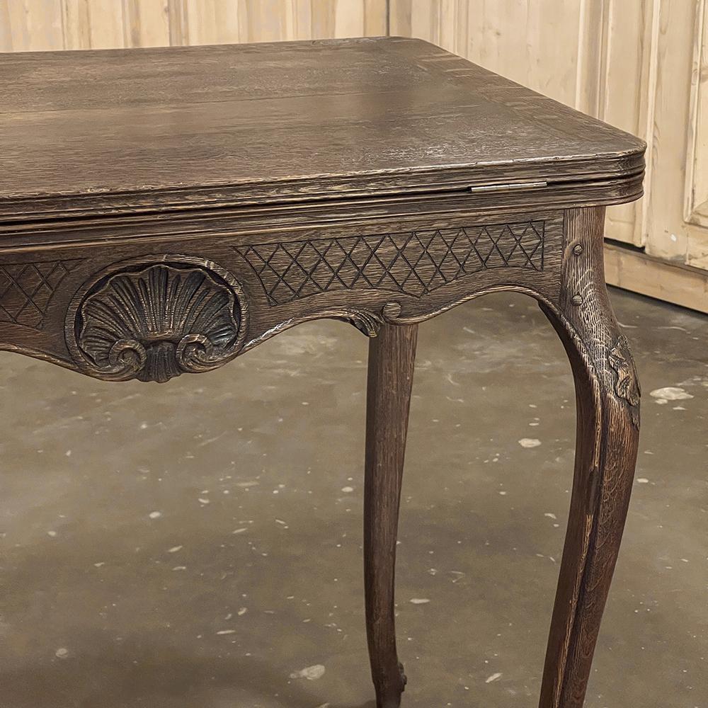 Table d'appoint française du 19ème siècle ~ Table de jeu en vente 11
