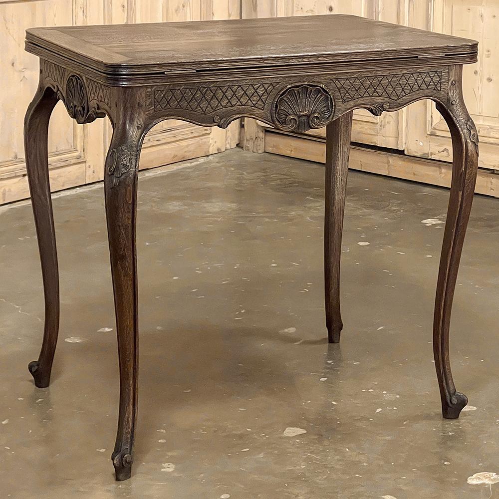 Table d'appoint française du 19ème siècle ~ Table de jeu en vente 12