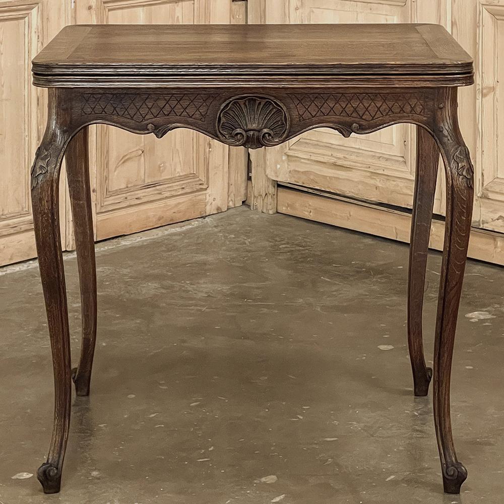 Louis XIV Table d'appoint française du 19ème siècle ~ Table de jeu en vente