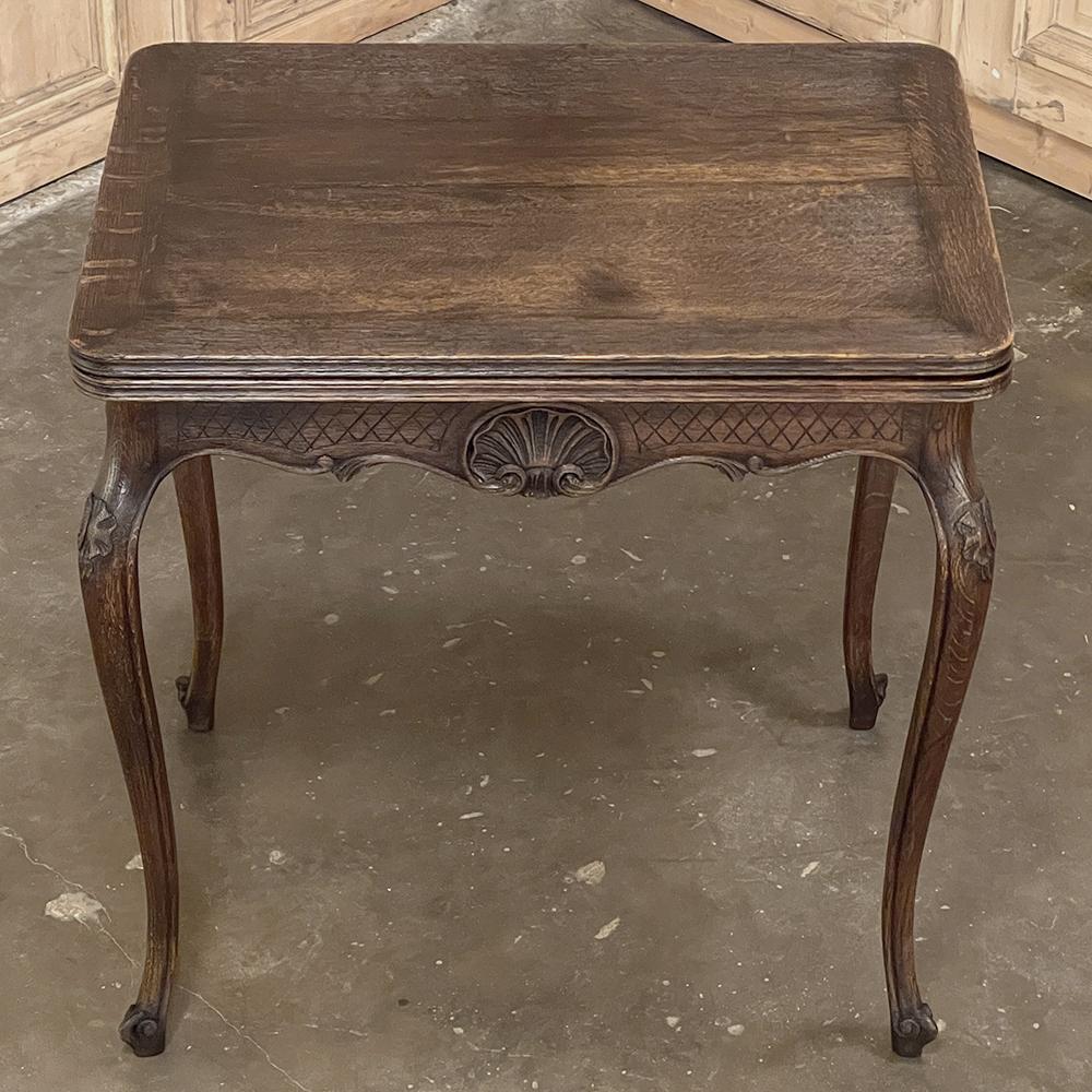 Table d'appoint française du 19ème siècle ~ Table de jeu Bon état - En vente à Dallas, TX